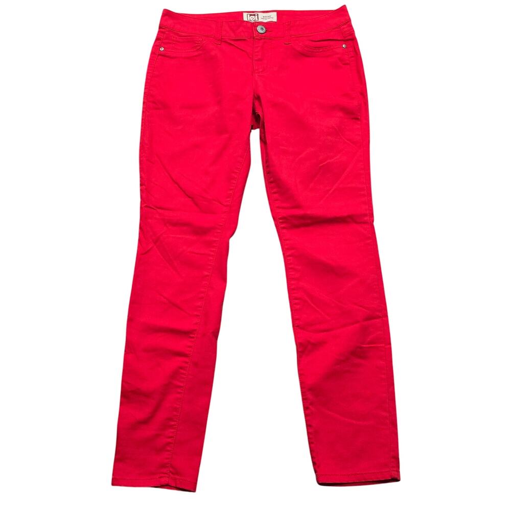 LEI Ashley Red Low Rise Skinny Strech Pant Jeans